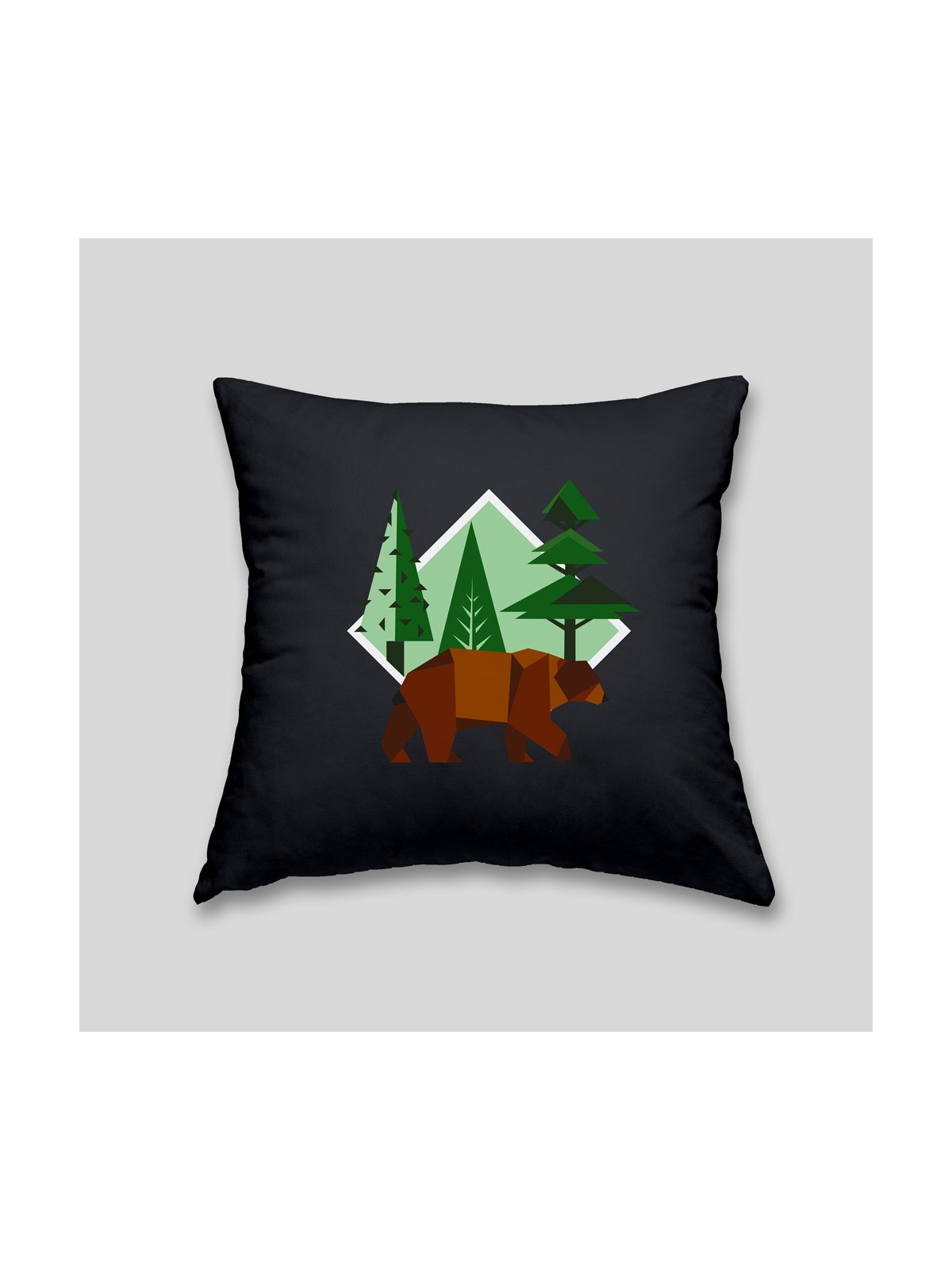 Brown bear cushion