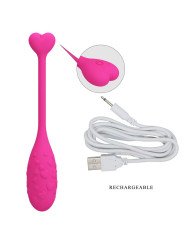 PRETTY LOVE - APP CONTROLLED PINK FISHER VIBRATING EGG