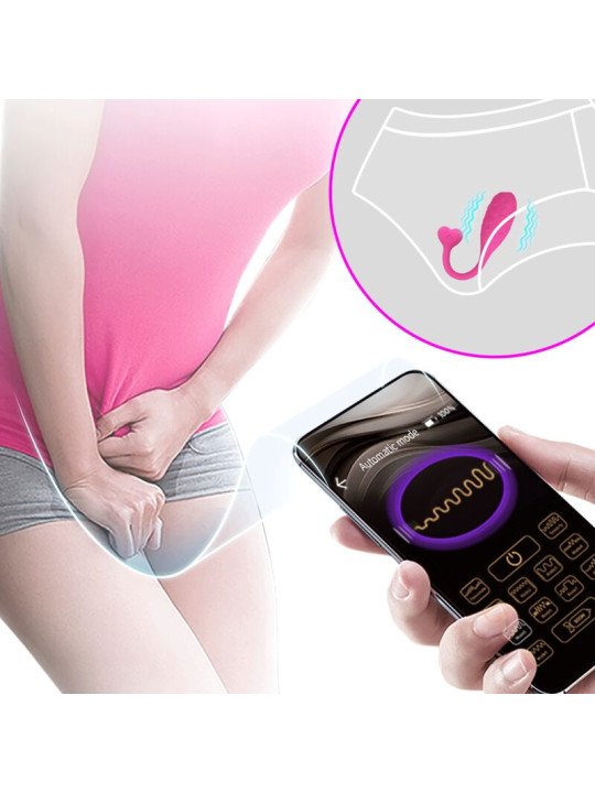 PRETTY LOVE - APP CONTROLLED PINK FISHER VIBRATING EGG