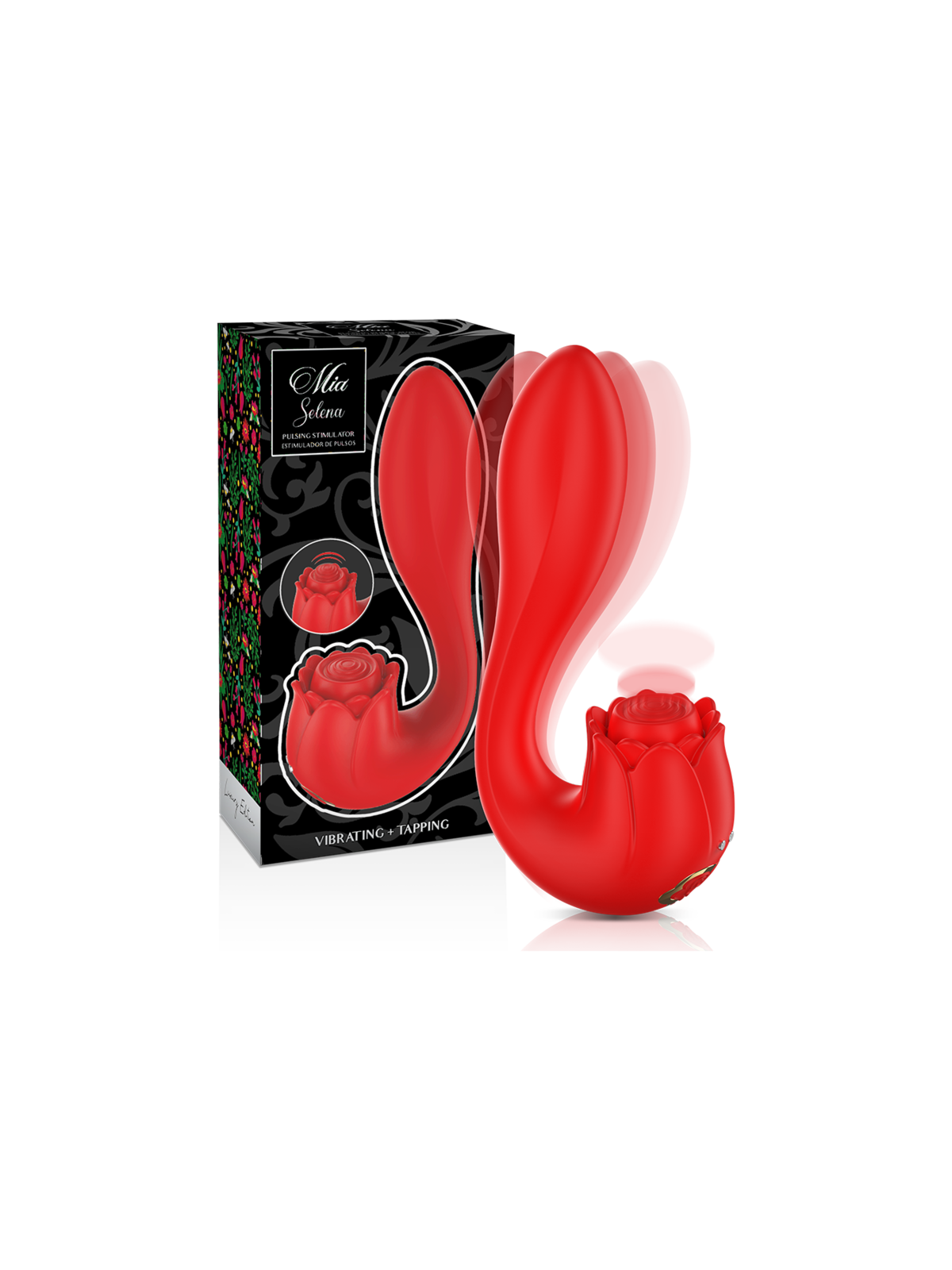 MIA - SELENA STIMULATOR VIBRATING + TAPPING RED