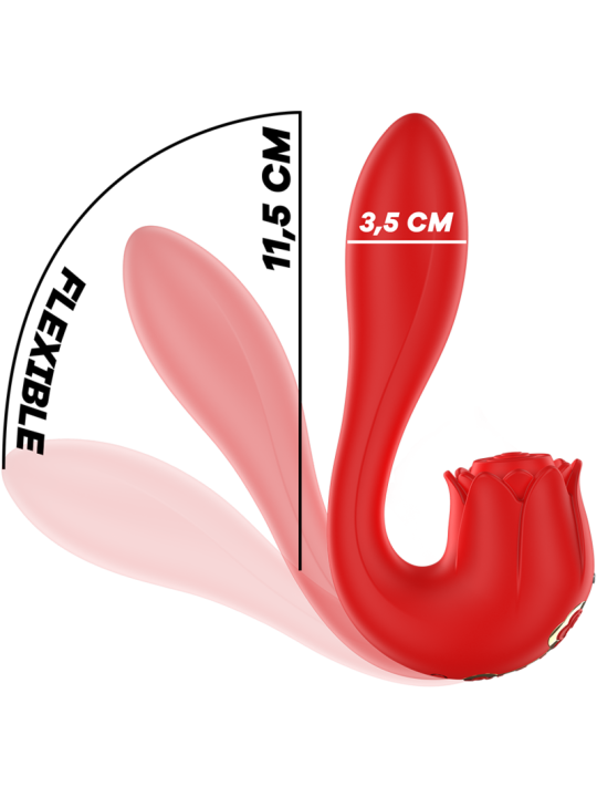 MIA - SELENA STIMULATOR VIBRATING + TAPPING RED