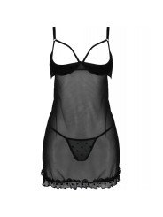 PASSION - MARINA CAMISON & THONG BLACK S/M